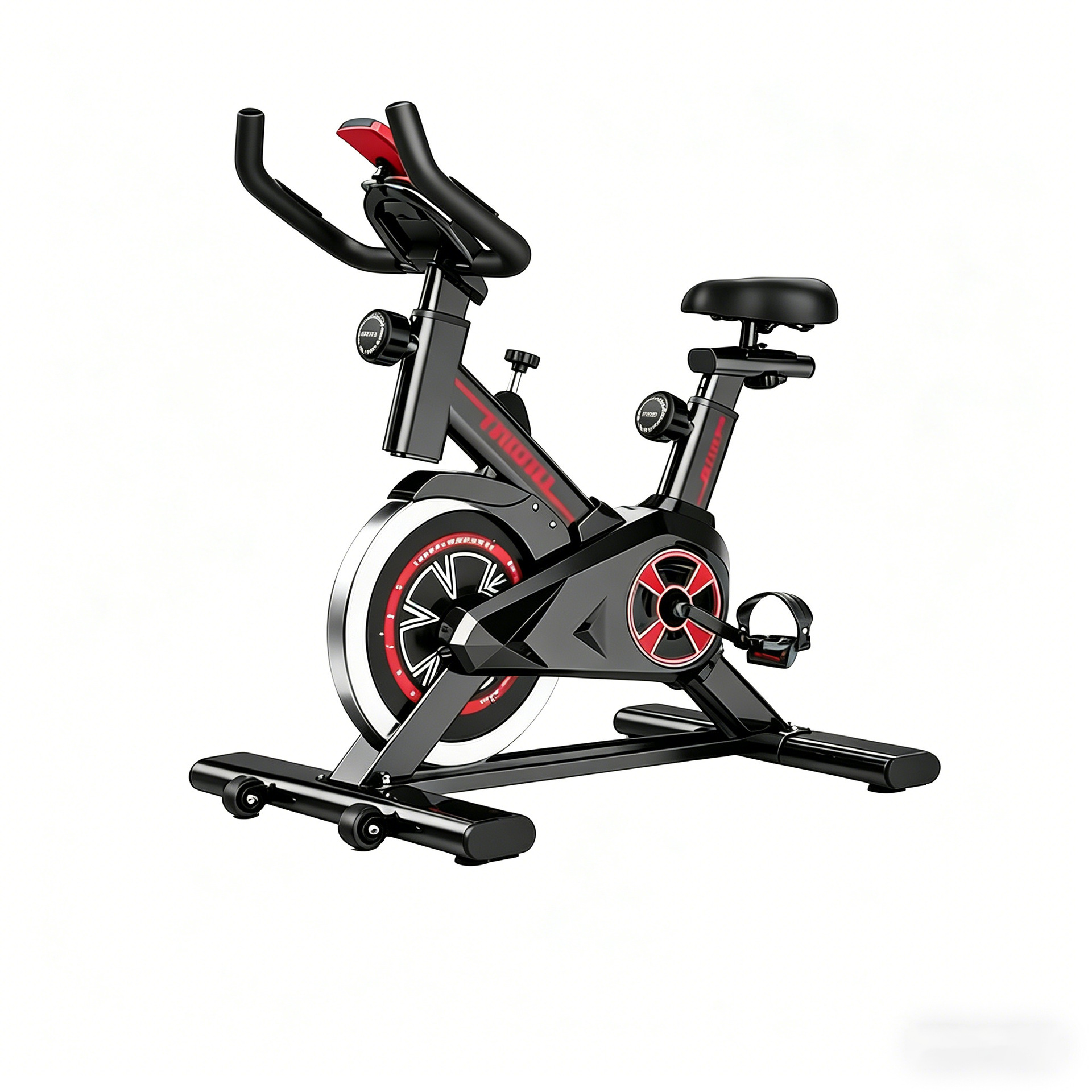 Vélo de spinning pour usage domestique, vélo d'exercice d'intérieur, vélo à pédales magnétique silencieux multifonctionnel, équipement de fitness
